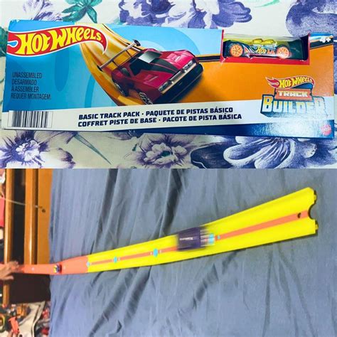 Hot Wheels Track Builder Pacote Básico Da Pista Aqui Tem Pechincha