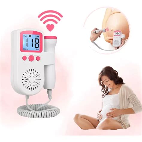 Sonar Fetal Doppler Ultrassom Ouvir Batimentos Bebe Monitor Frete grátis