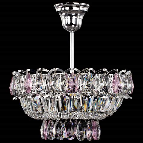 Люстра Астра Бутон №1 с подвесом Розовая Гусь-Хрустальный купить в ...