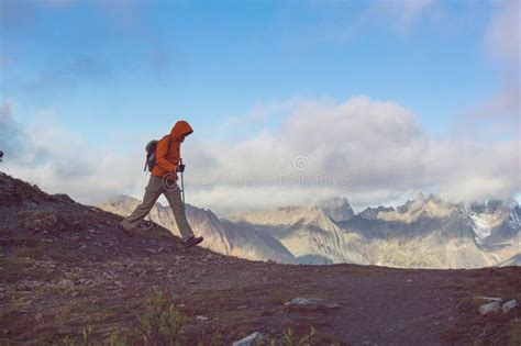 Hike In Tundra Stock Photo Image Of Inspiration North 274715736