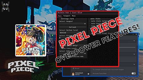 PIXEL PIECE SCRIPT AUTO MAX LEVEL AND STATS AUTO FARM TELEPORT MORE