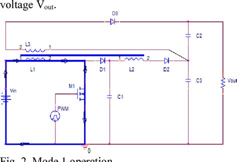 Figure 1 From Highly Efficient Step Up Boost Flyback Coupled Magnetic