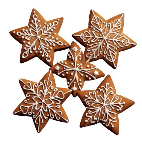 Gingerbread Star Christmas Traditional Cookies Food Cookie