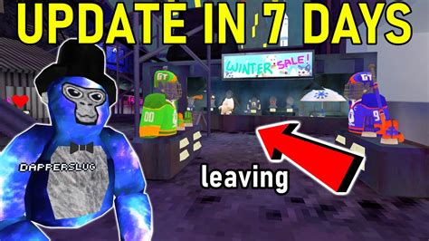 Gorilla Tag Vr S Next Update In Days Cosmetics Leaving Youtube