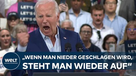 Nach Tv Duell Debakel Joe Biden Schl Gt Hart Zur Ck Trump Eine