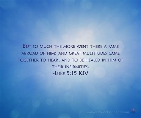 Luke 5:15 King James Version | Kjv, Psalms, In the beginning god