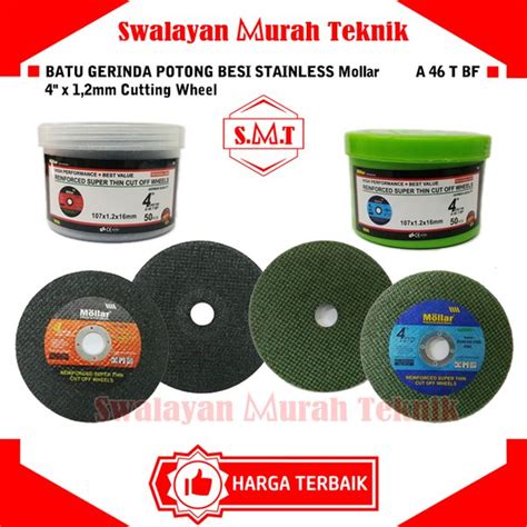 Jual Batu Gerinda Potong Besi Stainless MOLLAR NEW Cutting Wheel 4