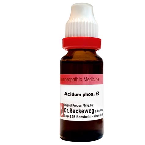 Dr Reckeweg Acid Phosphoricum Q Mother Tinctures Buy Dr Reckeweg