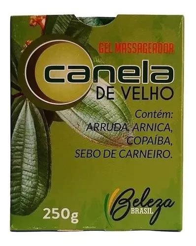 Gel Massageador Canela De Velho Beleza Brasil 250g MercadoLivre