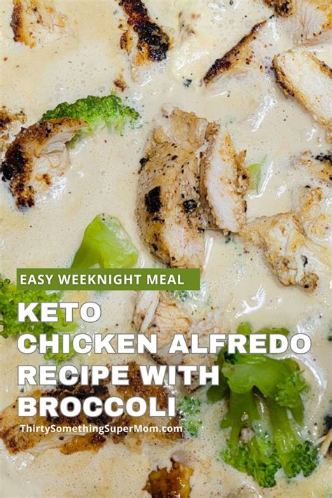 Easy Keto Chicken Alfredo Recipe With Broccoli