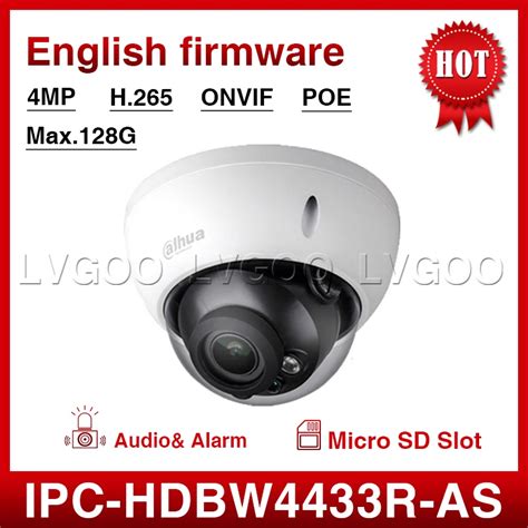 Dahua H 265 4MP Ip Camera IPC HDBW4433R AS Replace IPC HDBW4431R AS