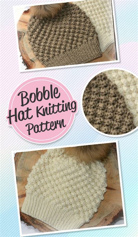 Bobble Hat Knitting Pattern - Knitting News