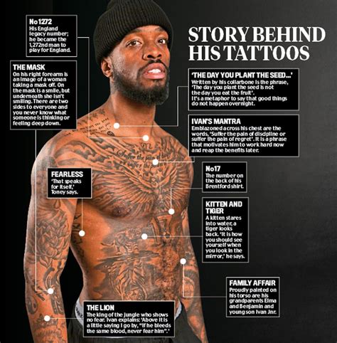 Ivan Toney S Story Behind His Tattoos England And Brentford Superstar