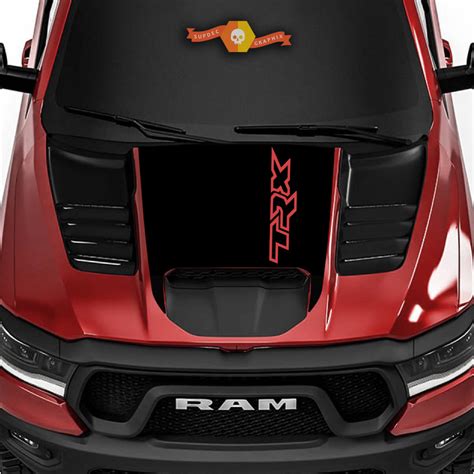 Dodge Ram Rebel Trx Hood Trx Truck Vinyl Decal Graphic