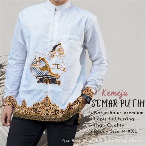 Jual Kemeja Batik Solo Lengan Panjang Eksklusif Bahan Katun Sanforis