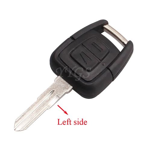 Button Remote Key Case Fob Shell Blank Blade Uncut Hu For