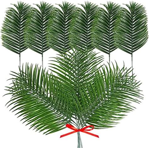 Amazon 50 Pcs 20 Inches Easter Artificial Palm Leaves Large