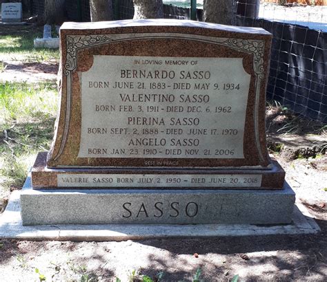 Valerie Grace Sasso 1950 2018 Find A Grave Memorial