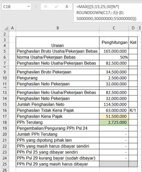 Detail Contoh Perhitungan Pph Pasal Koleksi Nomer Hot Sex Picture