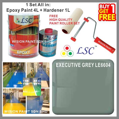 Liter Lsc Two Pack Epoxy Floor Paint Liter Liter L Free