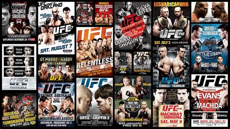 HD wallpaper: UFC poster collage, fighters, mma, mixed martial arts ...