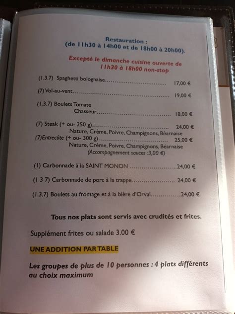 Brasserie Restaurant Le Relais Saint Monon