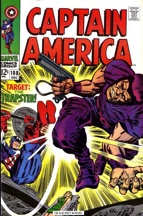 Captain America #108 - Jack Kirby art & cover - Pencil Ink