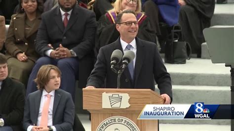 Pennsylvania Gov Josh Shapiro Gives Inaugural Address