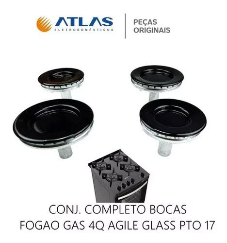 Kit Espalhadores Queimadores Para Fog O Atlas Agile Glass