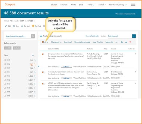 New On Scopus Link To Datasets Search Funding Acknowledgements And