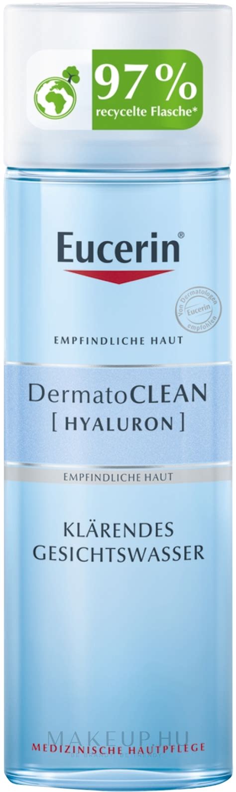 Frissítő tonik érzékeny bőrre Eucerin DermatoClean Hyaluron Tonic