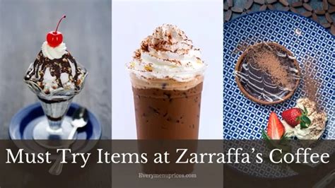 Zarraffas Coffee Menu Prices March 2024 Updated