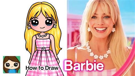 How to Draw Barbie | Margot Robbie - YouTube