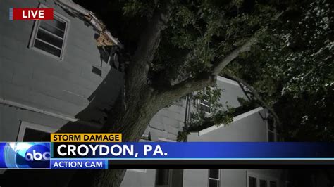 Storm Brings Down Trees Leaves Residents Without Power In Bucks County 6abc Philadelphia