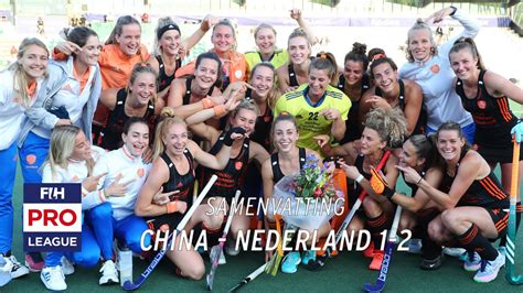 Samenvatting FIH Pro League D China Nederland YouTube