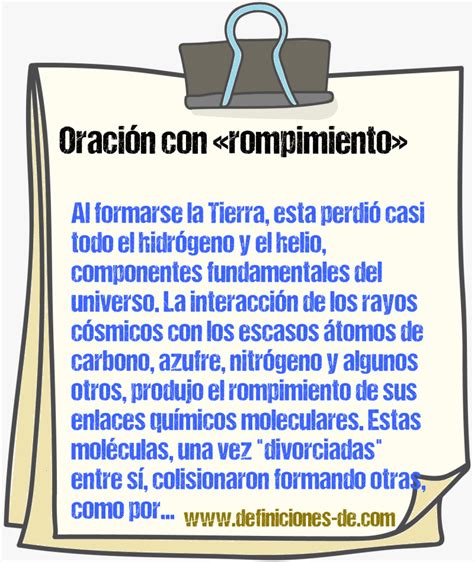 Oraciones Con Rompimiento