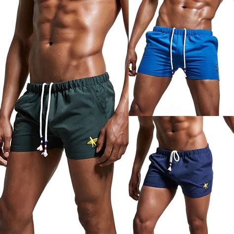 New Swimwear Men Sexy Swimming Trunks Sunga Hot Swimsuit Mens Swim