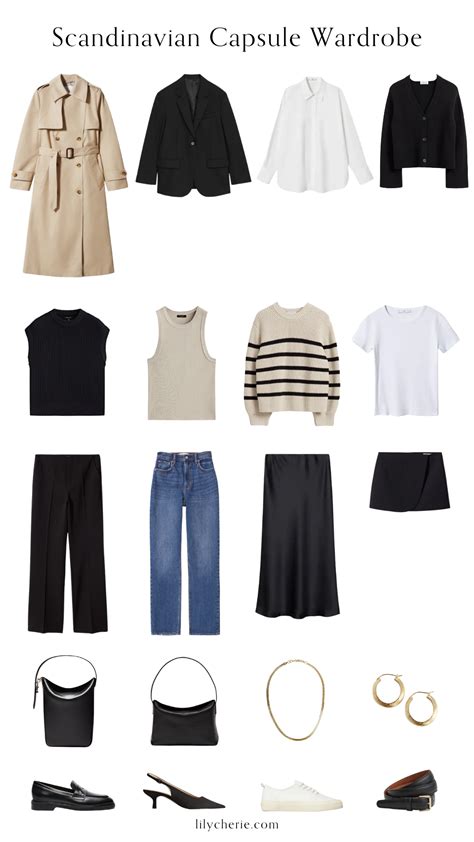 Scandinavian Capsule Wardrobe Lily Ch Rie