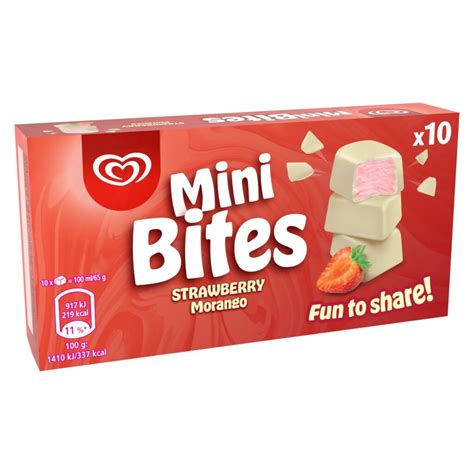 Multipack Mini Bites Morango T H Barosa Congelados Manuel De