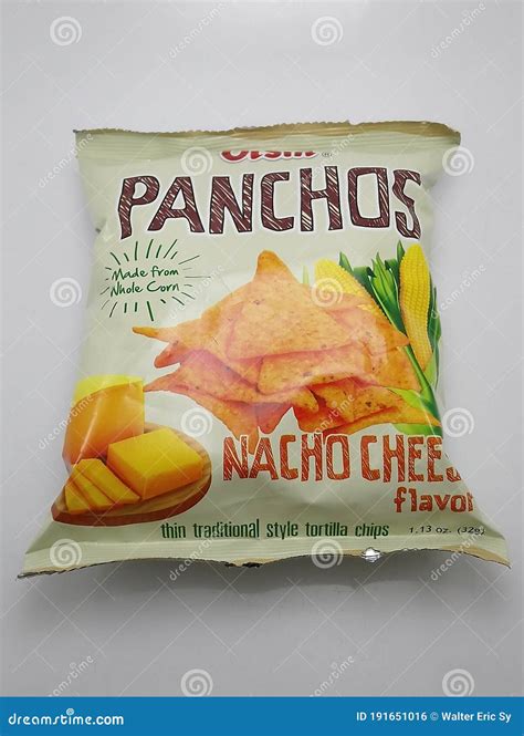 Oishi Panchos Nacho Cheese In Philippines Editorial Photo Image Of