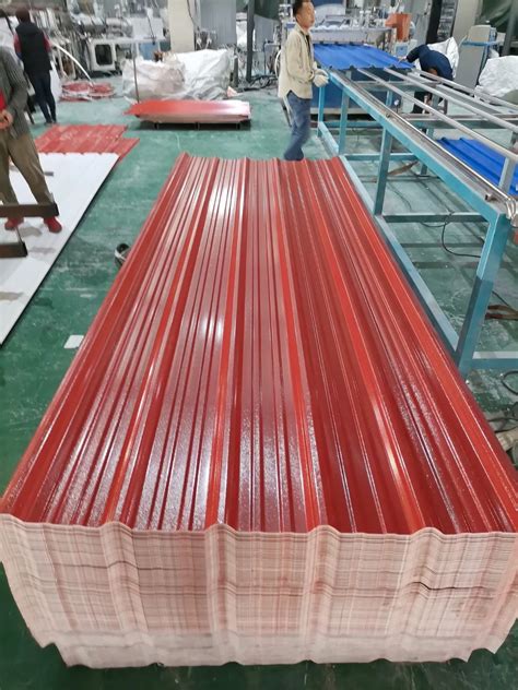 Tejas Termoacustica Modern Asa Pvc Plastic Roof Sheet Tile Pallets For