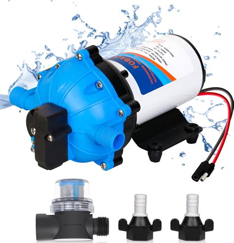 RV Water Pump Upgraded 5 5 GPM 70 PSI 12V Water Pump With Pressure