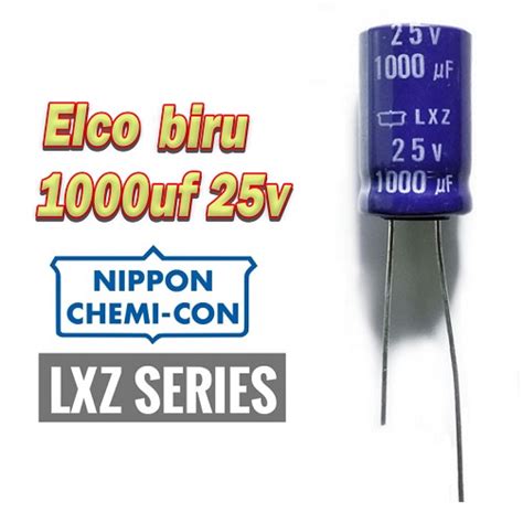 Jual Kapasitor Elco 100025 Capacitor Elco 1000uf 25v 1000uf 25 Volt Shopee Indonesia