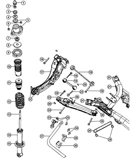 Dodge Caliber Isolator Rear Suspension Spring Lower 05085528aa Libertyville Il