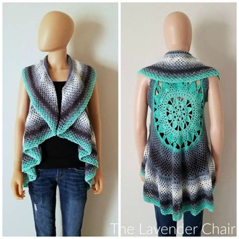 Dreamcatcher Mandala Circular Vest Crochet Pattern The Lavender Chair Crochet Bolero Crochet