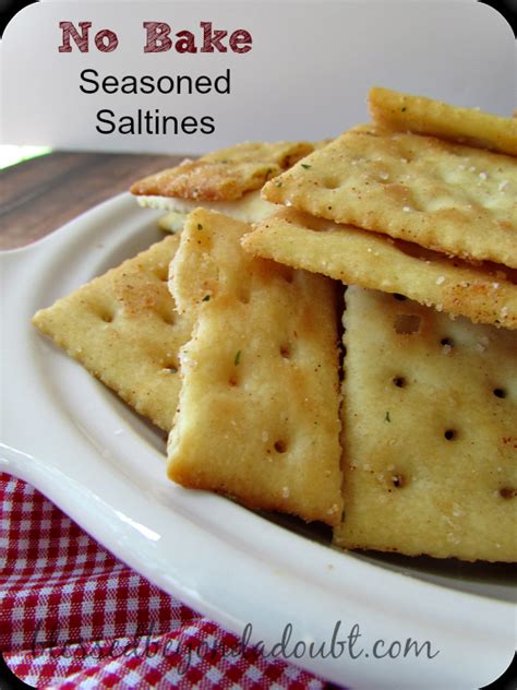 No Bake Seasoned Saltines Crackers Made In Minutes Blessed Beyond A