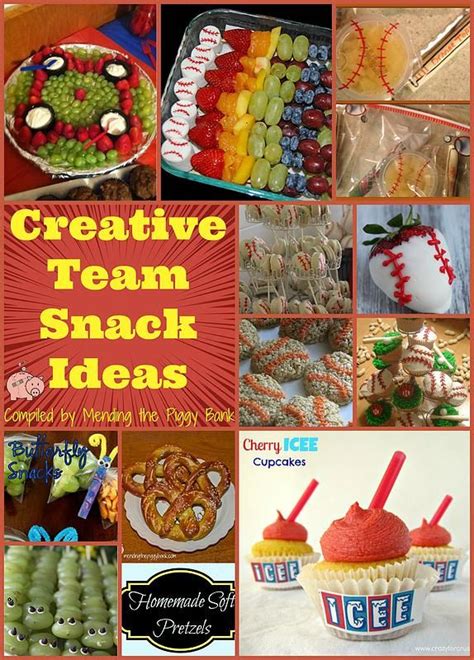 Creative Team Snack Ideas Great Ideas When You Want To Make