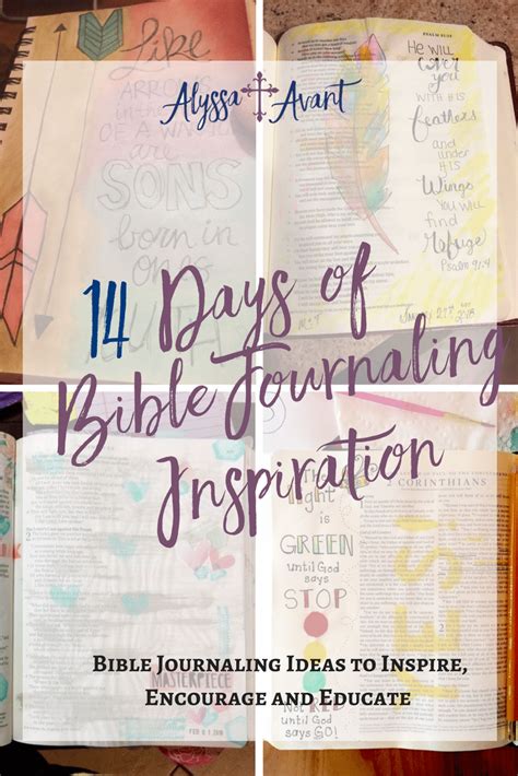 14 Days Of Bible Journaling Inspiration And Giveaways Joditt Designs