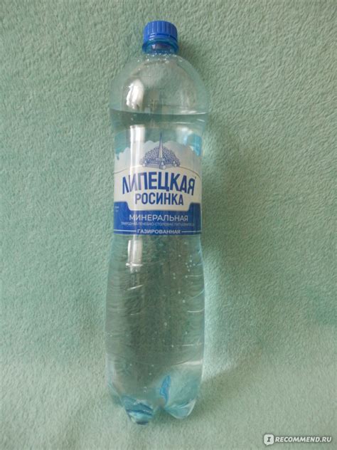 Вода Липецкая Росинка Минеральная природная питьевая лечебно-столовая ...