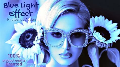 Blue Light Effect Photoshop Action by mristudio - Sevenstyles